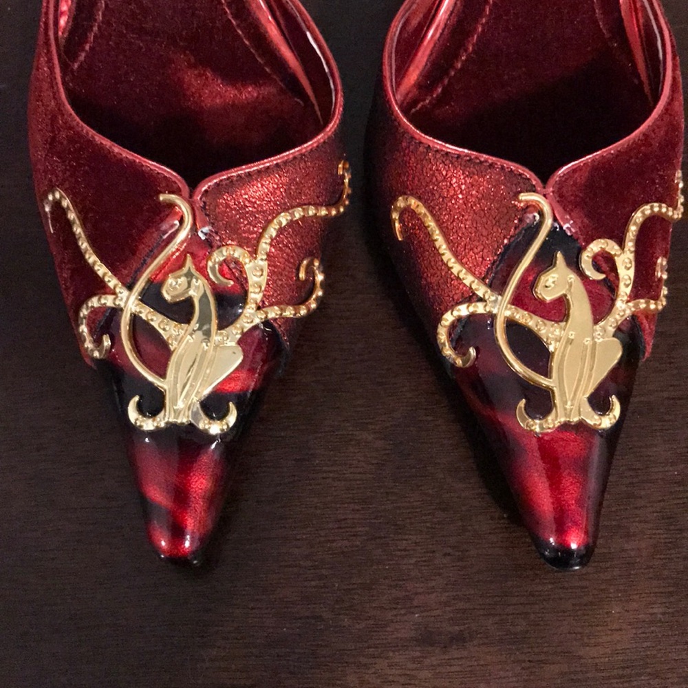 Baby Phat Multi-textured Slingbacks Fits 8-9 - Picture 3 of 8